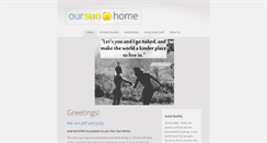 Desktop Screenshot of oursunhome.com